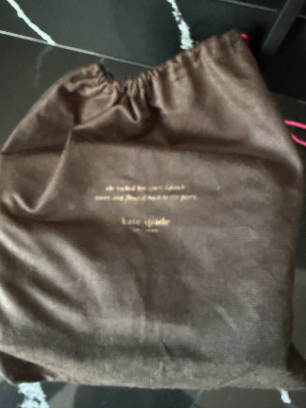Kate Spade Quilted Chain Strap Crossbody Black White Stitch - Picture 12 of 12